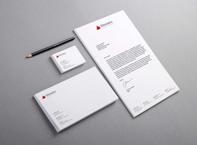 creazione logo e immagine coordinata per alternativa catering milano