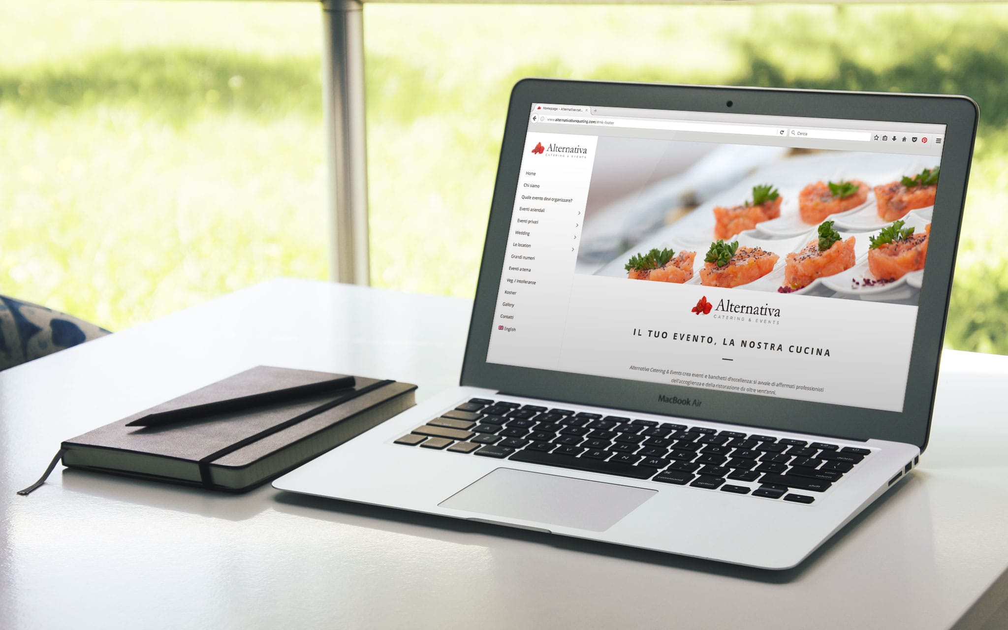creazione sito web per alternativa catering milano