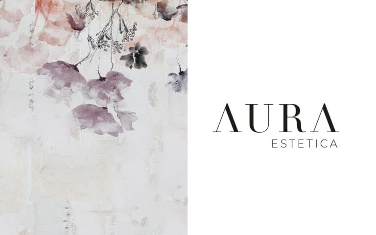 Aura estetica progetto grafico locandina poster invito