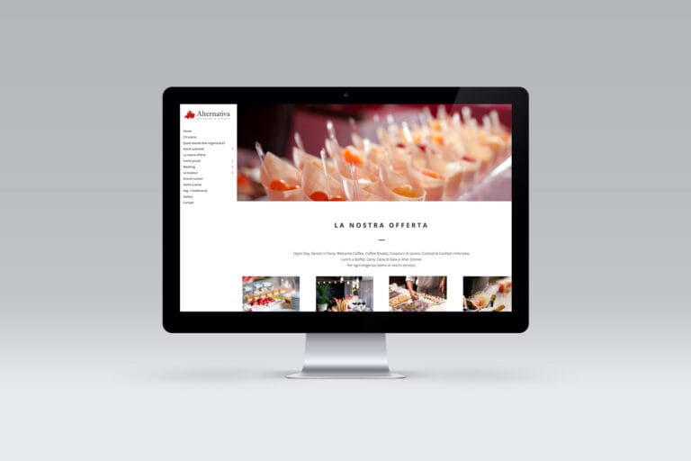 creazione sito web per alternativa catering milano
