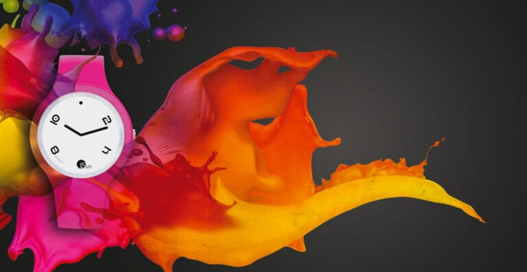 Orologi da polso in gomma ismy pubblicità advertising