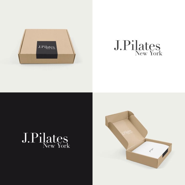 creazione logo brand identity j pilates fashion