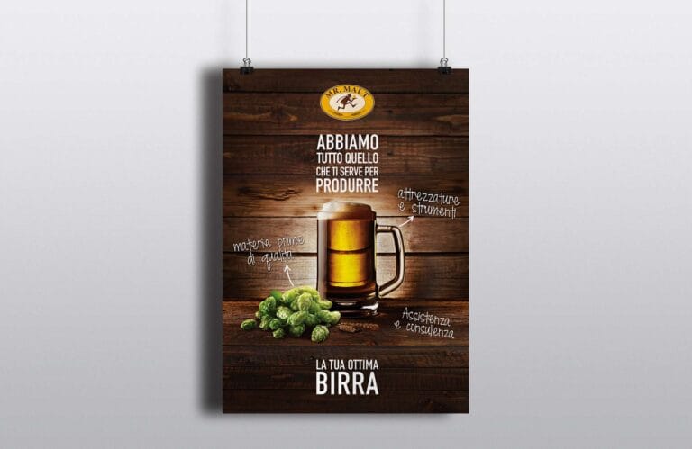 Poster punto vendita mr malt