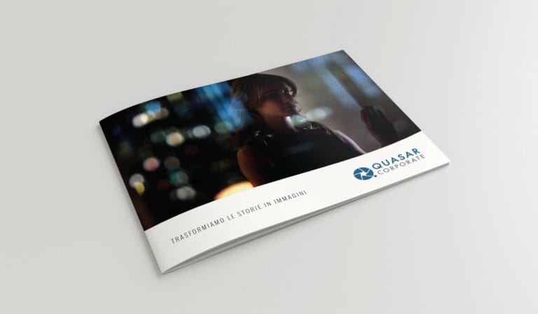 quasar corporate creazione brochure di presentazione stampa