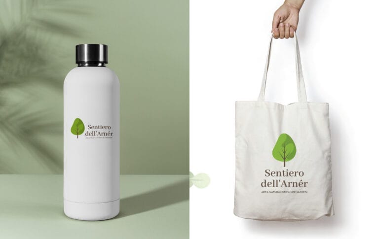 creazione marchio brand parco sentiero dell'arner a cordenons per Hera