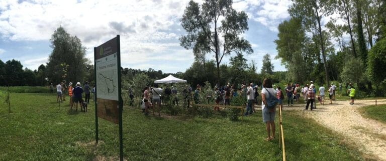 creazione segnaletica cartelli sentiero dell'arner a cordenons per Hera e immagine coordinata del brand